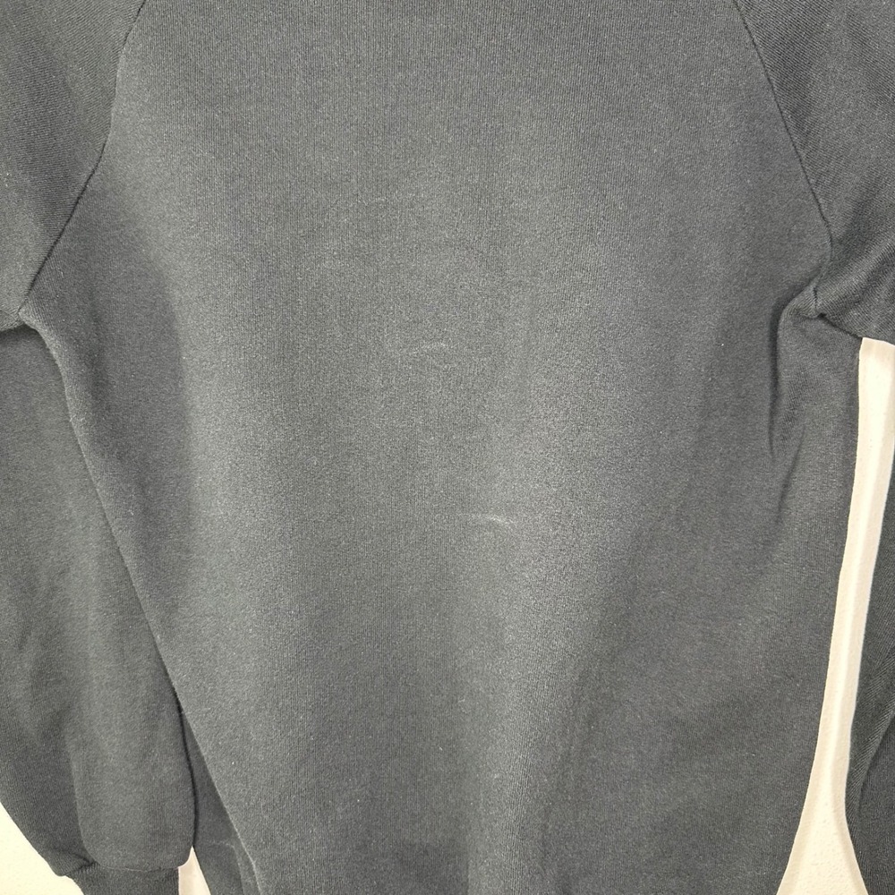 Vintage Cocker Spaniel Dog Sweatshirt Women Large Black White Graphic Distressed - Picture 10 of 10